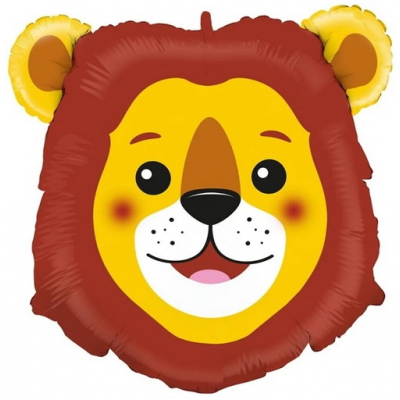 Воздушный шар Голова льва 74 см